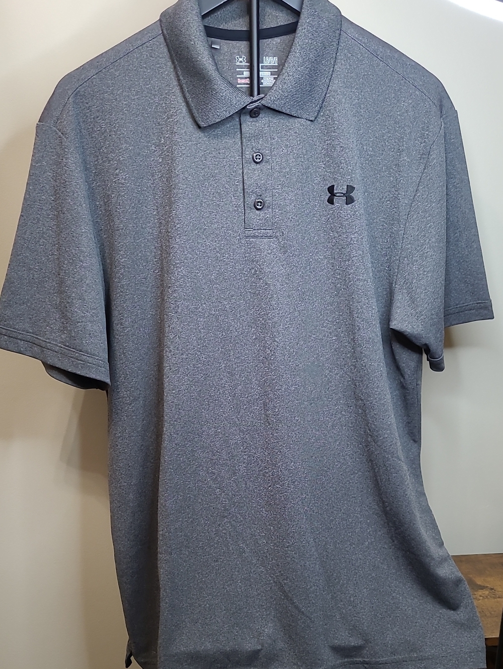 Under Armour Gray Performance Polo size Large